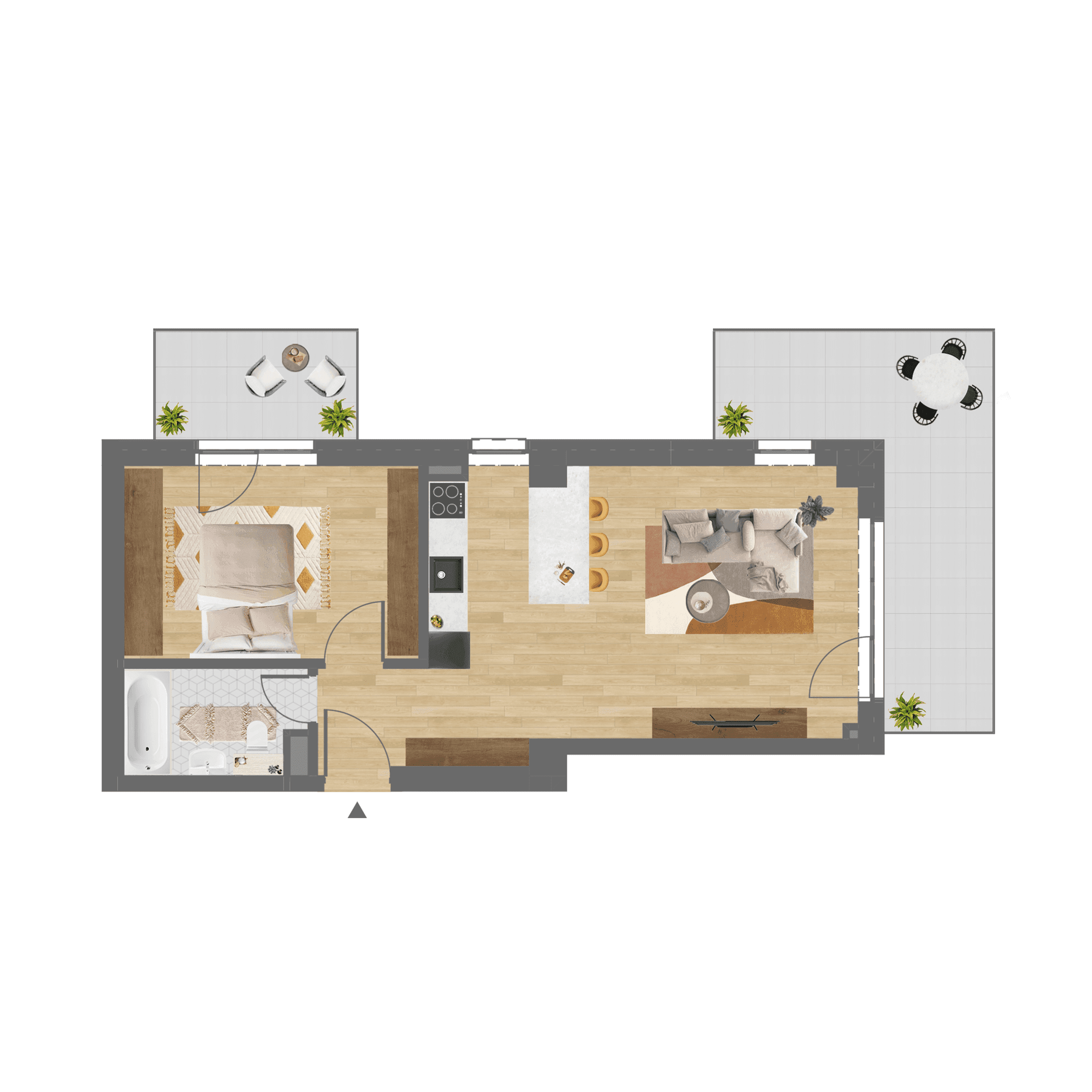 Plan apartament A.101
