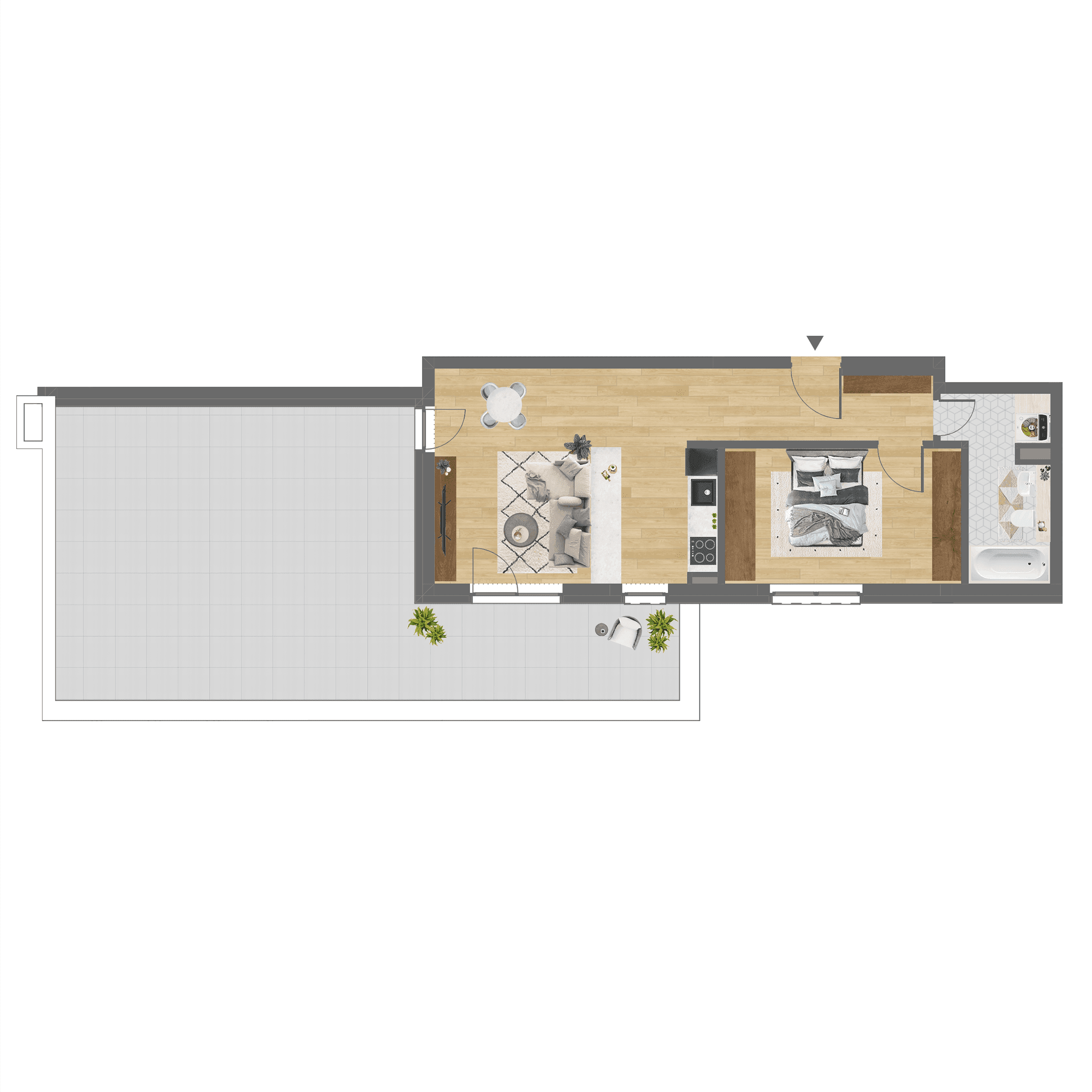 Plan apartament A.602