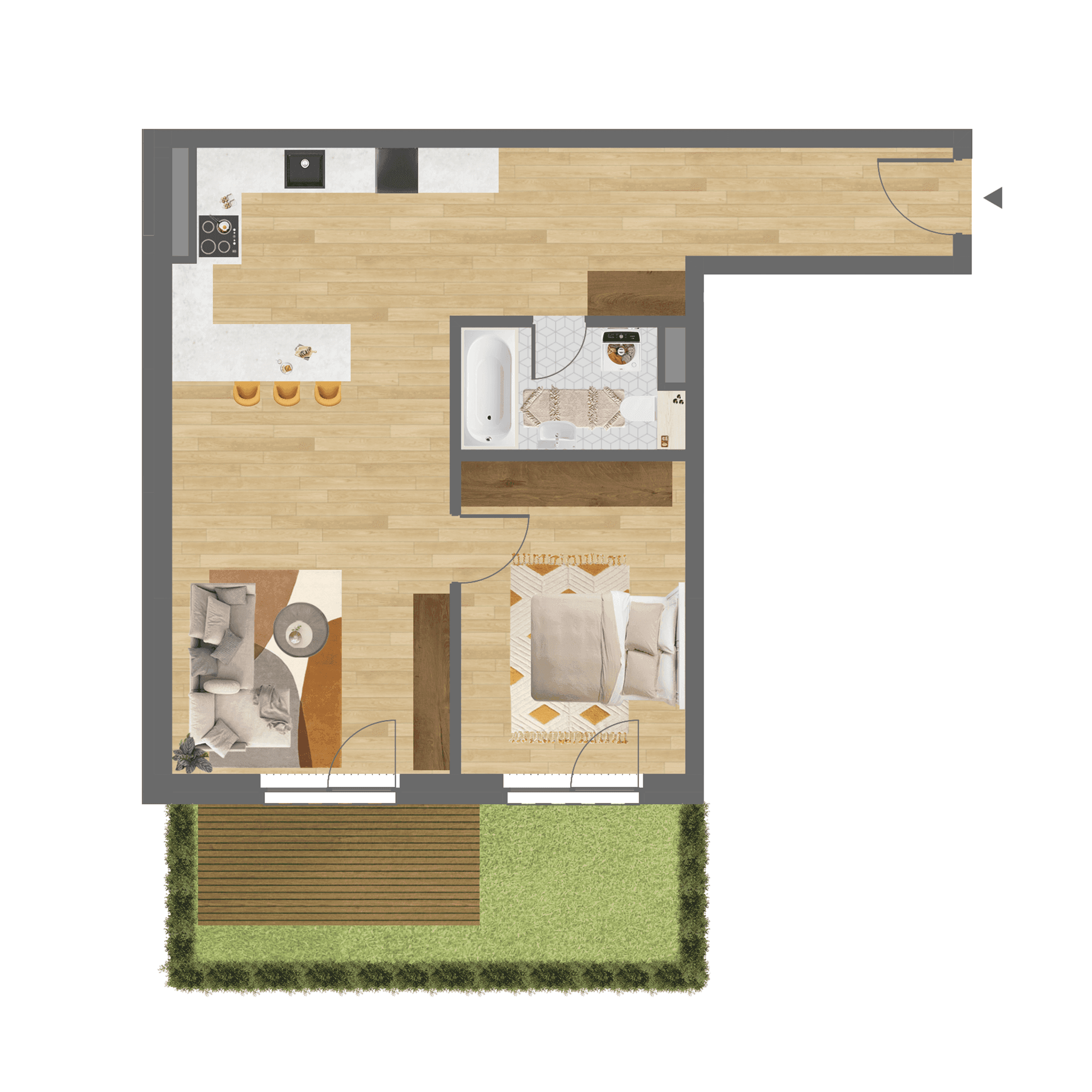 Plan apartament A.002