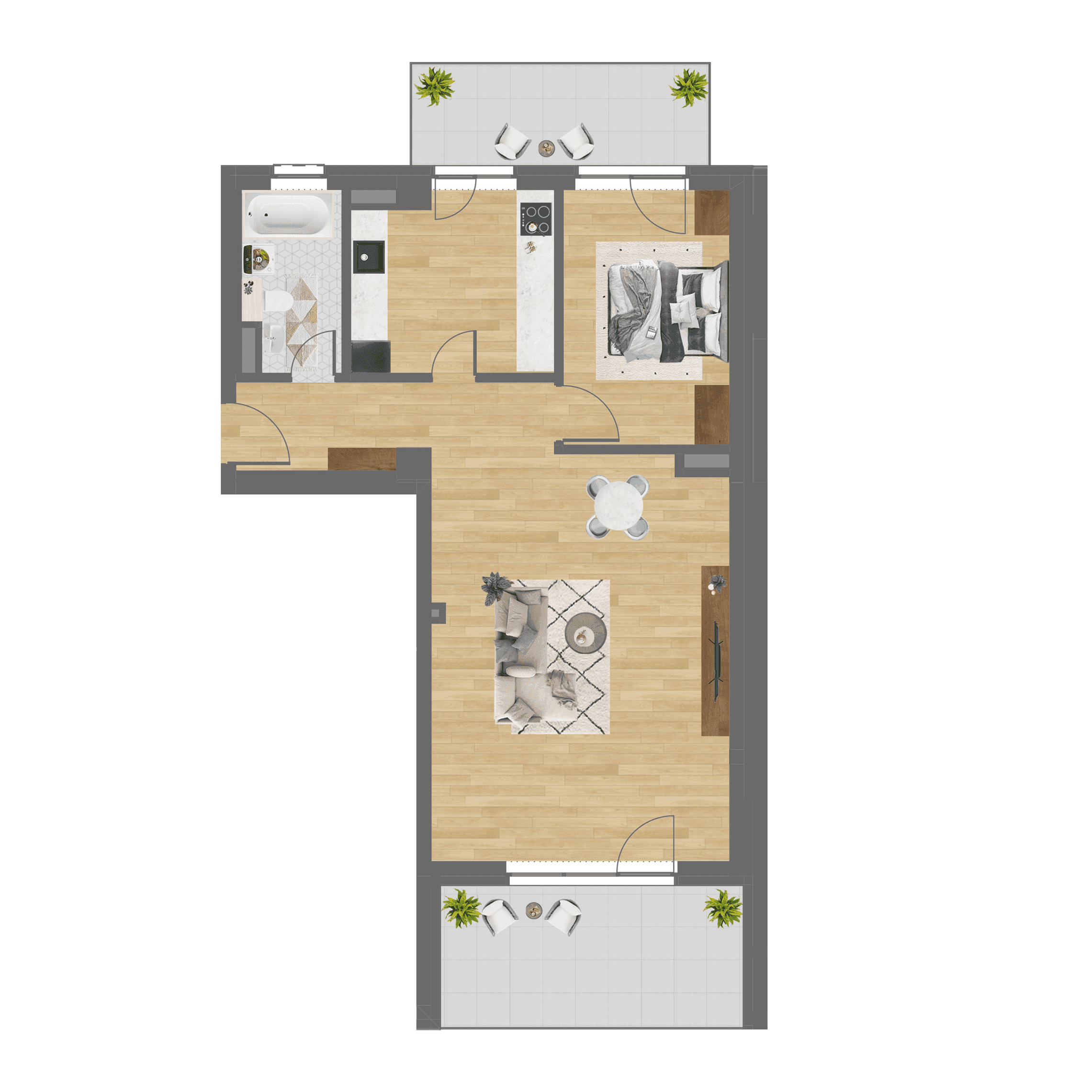 Plan apartament D.501
