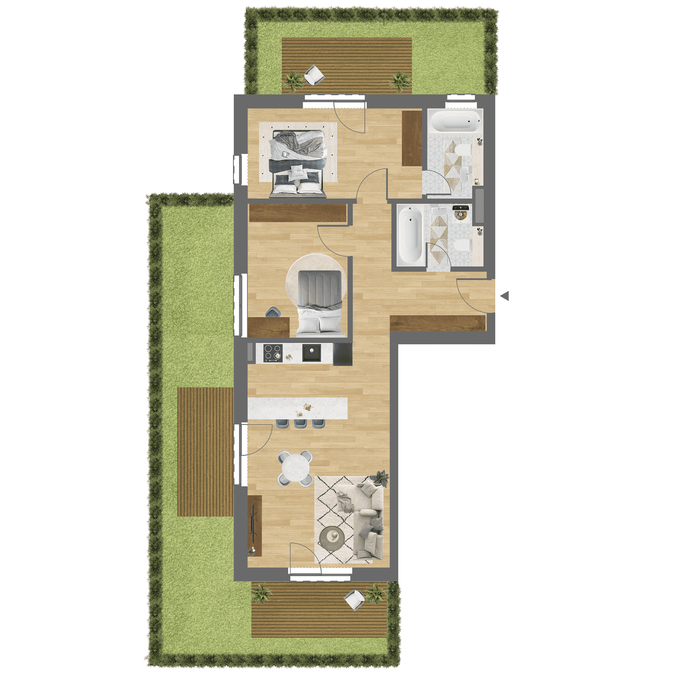 Plan apartament D.003