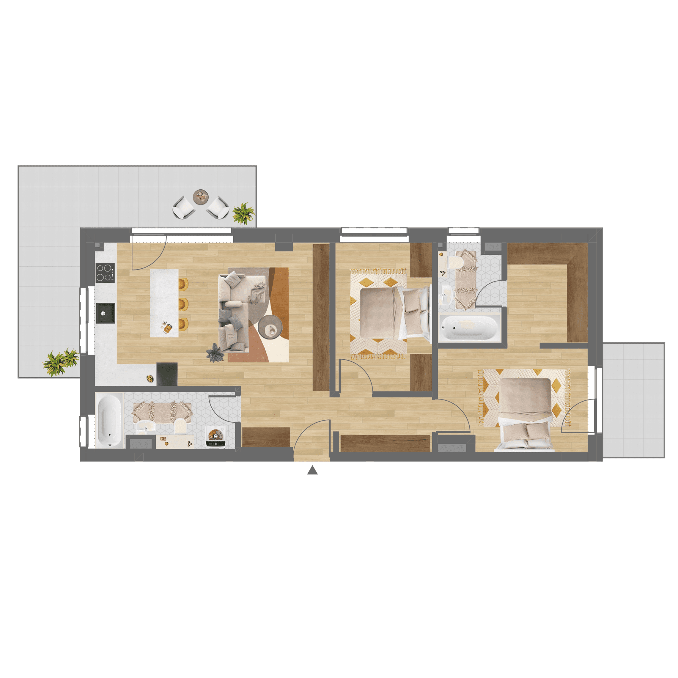 Plan apartament C.701