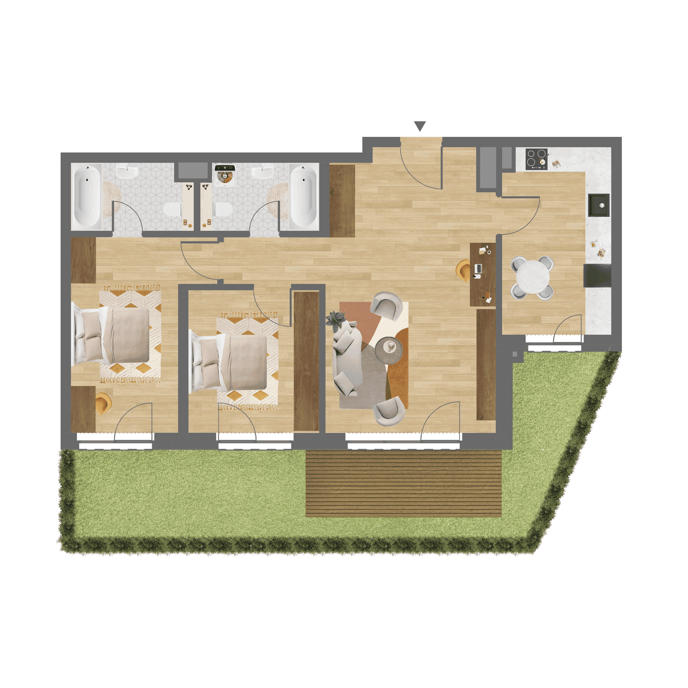 Plan apartament D.002
